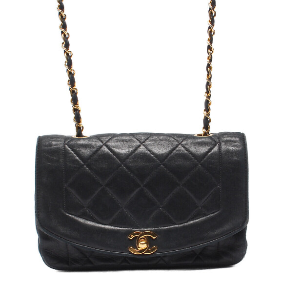 Chanel Chain Shoulder Bag Gold Matelasse